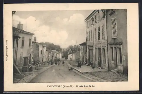 AK Vandeuvre /M.-et-M., Grande-Rue, le Bas