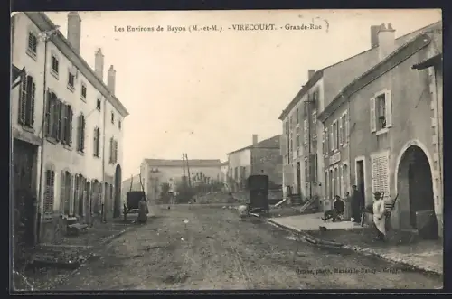 AK Virecourt /M.-et-M., Grande-Rue