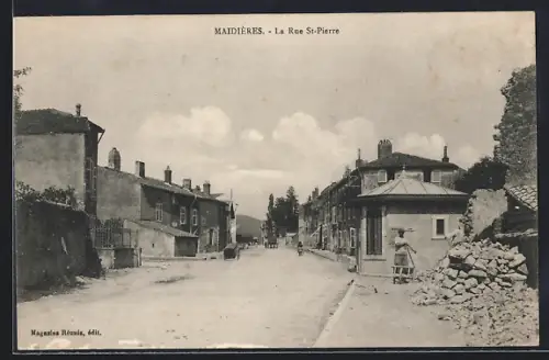 AK Maidières, La Rue St-Pierre