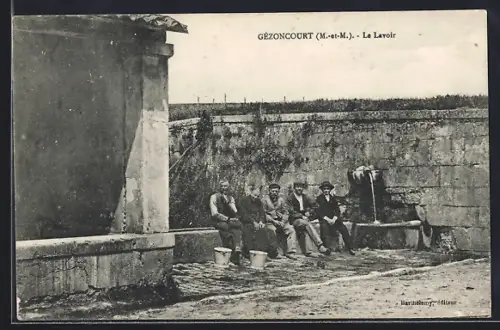 AK Gézoncourt /M.-et-M., Le Lavoir