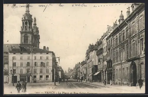AK Nancy, La Place et Rue Saint-Georges