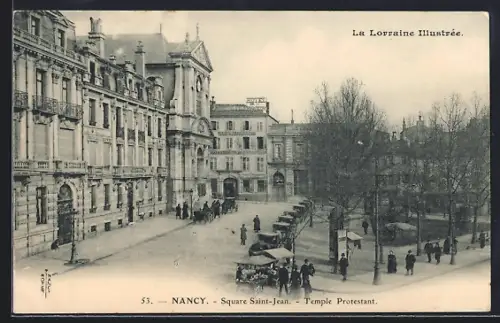 AK Nancy, Square Saint-Jean, Temple Protestant