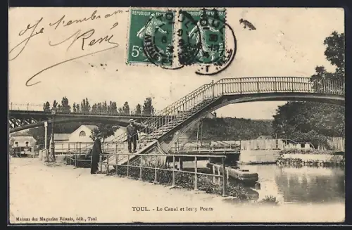 AK Toul, Le Canal et les 3 Ponts