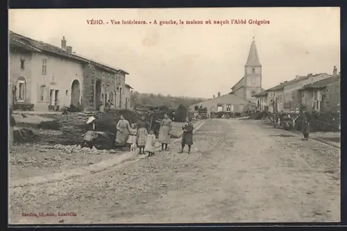 AK Vého, Vue intérieure, À gauche, la maison où naquit l`Abbé Grégoire