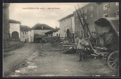 AK Vacqueville /M.-et-M., Rue du Perron