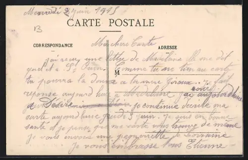 AK Nomeny, Rue Porte-Basse dans les ruines des Villes Martyres