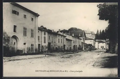 AK Neuviller-sur-Moselle /M.-et-M., Rue principale