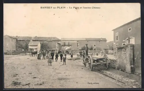 AK Barisey-au-Plain, La Place et l`ancien Château