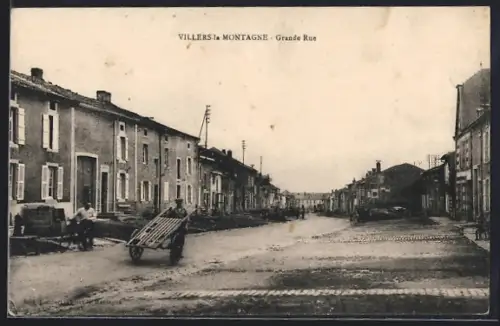 AK Villers-la-Montagne, Grande Rue