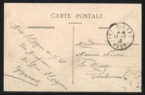 AK Toul, Un Détachement d`Infanterie quittant le Camp de Bois l`Évêque