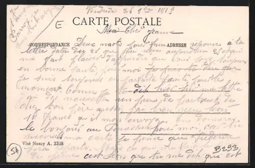 AK Parroy, Vue intérieure