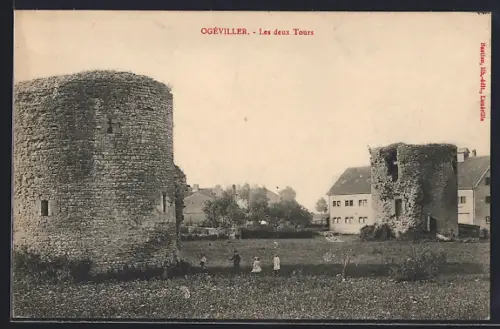 AK Ogéviller, Les deux Tours