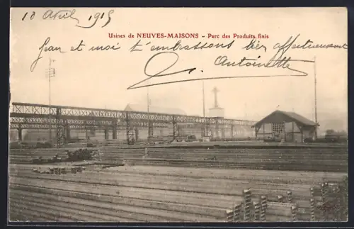 AK Neuves-Maisons, Usines, Parc des Produits finis