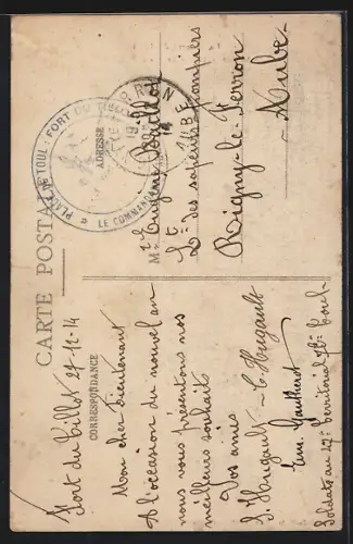 AK Gerbéviller, La Rue de l`Hôpital pendant la guerre de 1914