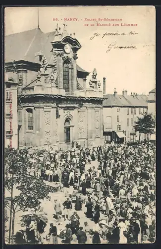 AK Nancy, Église St-Sébastien et le Marché aux Légumes