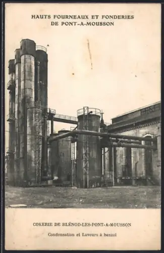 AK Blénod-lès-Pont-à-Mousson, Cokerie, Condensation et Laveurs à benzol