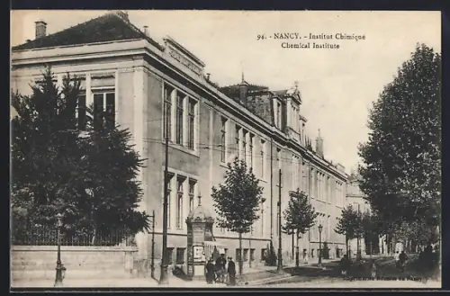 AK Nancy, Institut Chimique et rue bordée d`arbres