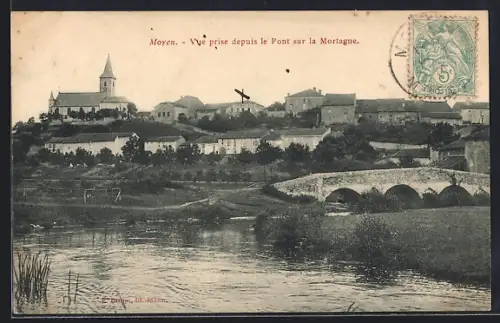 AK Moyen, Vue prise depuis le Pont sur la Mortagne