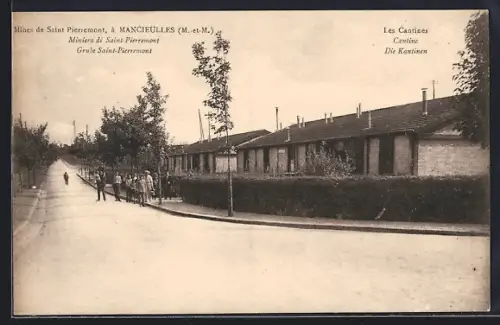 AK Mancieulles /M.-et-M., Les Cantines des Mines de Saint-Pierremont