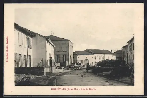 AK Mignéville /M.-et-M., Rue du Moulin