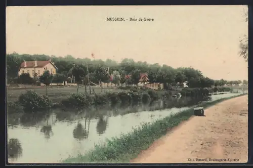 AK Messein, Bois de Grève et vue sur le canal paisible