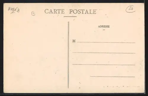 AK Lunéville, La Guinguette après le bombardement
