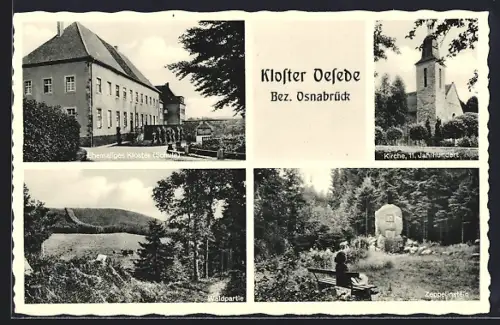 AK Oesede /Osnabrück, Ehemaliges Kloster, Kirche 11. Jahrhundert, Ziegenstein