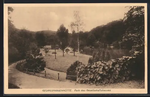 AK Georgsmarienhütte, Park des Gesellschaftshauses