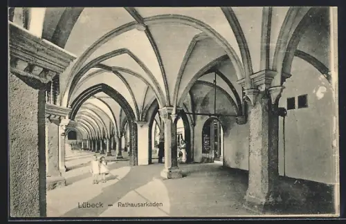 AK Lübeck, Rathausarkaden