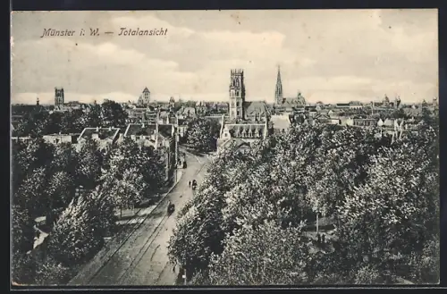 AK Münster i. W., Totalansicht