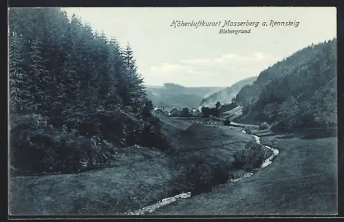 AK Masserberg a. Rennsteig, Bibergrund