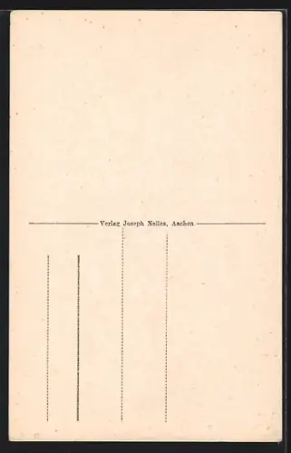 AK Aachen, Rathaus, Brunnen