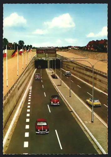 AK Rendsburg, Strassentunnel unter dem Nord-Ostsee-Kanal