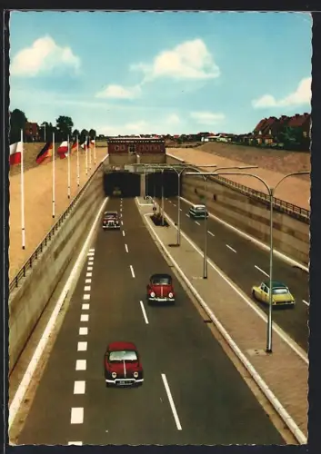 AK Rendsburg, Strassentunnel unter dem Nord-Ostsee-Kanal