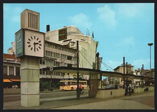 AK Osnabrück, Neumarkt, Uhr
