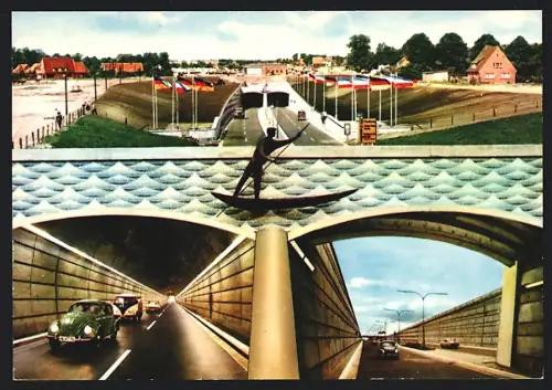 AK Rendsburg, Strassentunnel unter dem Nord-Ostsee-Kanal