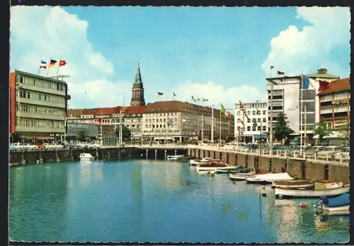 AK Kiel, Bootshafen, Innenstadt, Boote