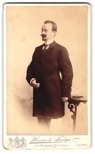 Fotografie Heinrich Festge, Gera, Hermann Arthur im Jahr 1900