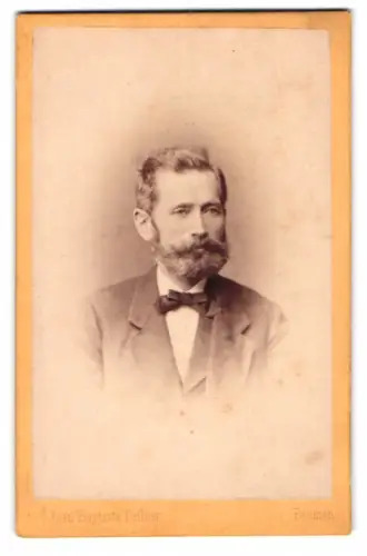 Fotografie Jean Baptiste Feilner, Bremen, Wall 185, Friedrich Wille mit Bart