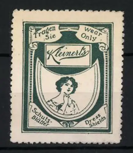 Reklamemarke Kleinert`s, Schutzblätter für Kleider