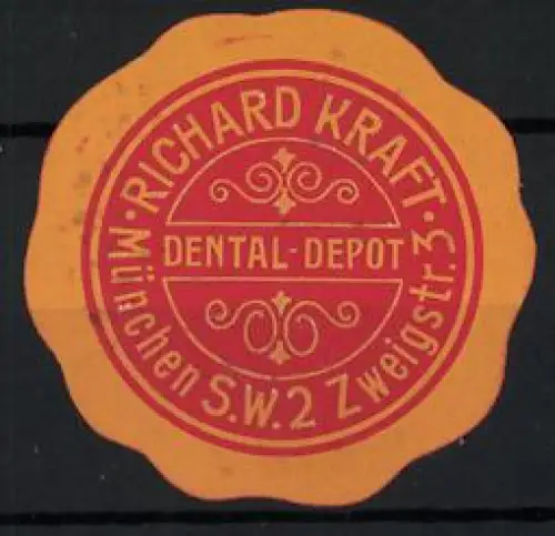 Reklamemarke München, Richard Kraft Dental Depot