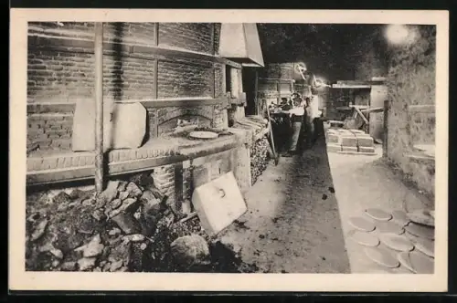 AK Limoges, Four a porcelaine, Porzellan