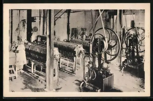 AK Limoges, Pressage des pates a Porcelaine, Porzellan-Fabrik