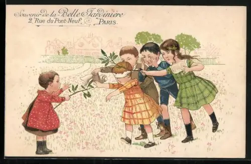 AK Paris, Souvenir de la Belle Jardinière, 2 Rue du Pont-Neuf