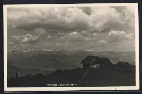 AK Rennfeld b. Bruck a. d. M., Kernstock-Haus, Panorama