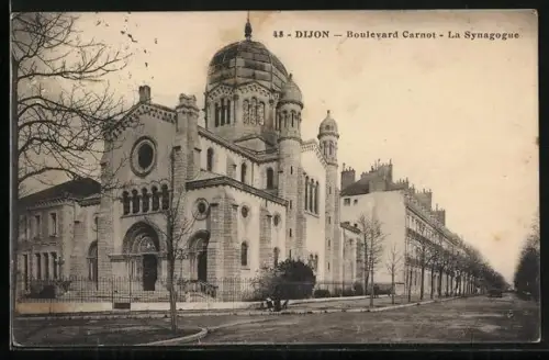 AK Dijon, Synagoge am Boulevard Carnot