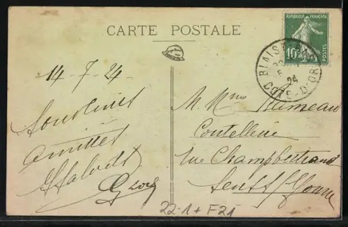 AK Dijon, Synagoge am Boulevard Carnot
