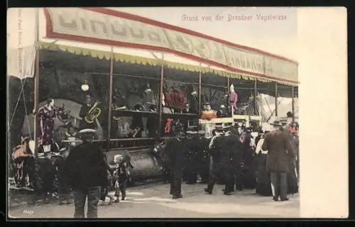 AK Circus auf der Dresdener Vogelwiese