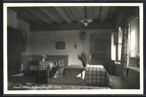 AK Strub, Bauernstube im Hotel Haus Bergluft