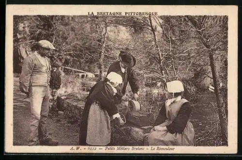 AK Petits Métiers Bretons, Le Rémouler